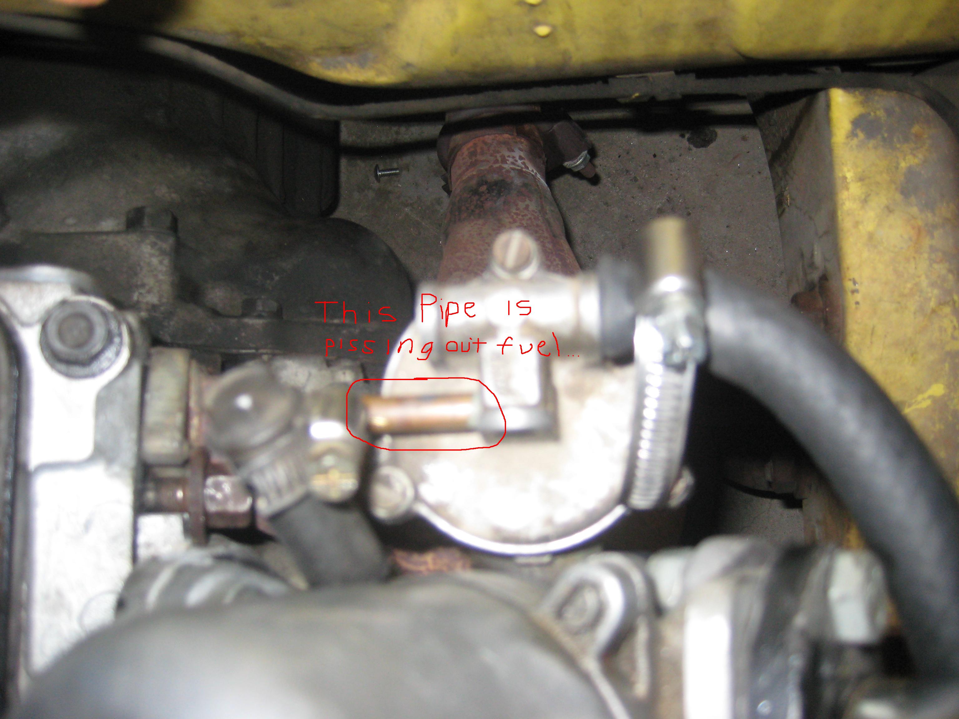 Fuel Coming Out Of Breather Plz Help!! KExx Corolla Discussion